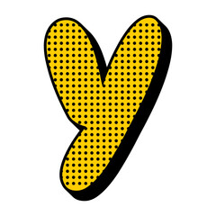 90s Geometric Pop Art Logo Letter