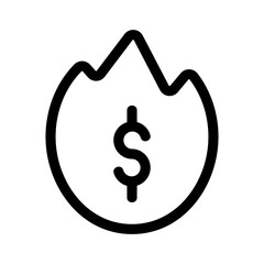 hot deal icon or logo isolated sign symbol vector illustration - high quality black style vector icons