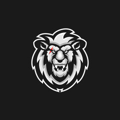 Obraz premium Lion mascot logo design