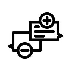 chat icon or logo isolated sign symbol vector illustration - high quality black style vector icons
