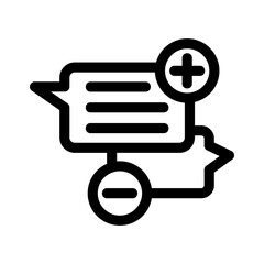 chat icon or logo isolated sign symbol vector illustration - high quality black style vector icons
