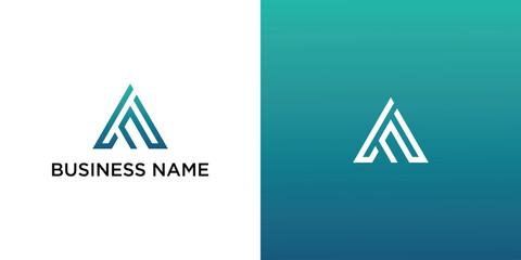 Abstract A Letter Logo Design, Minimalist and Modern Style, Ideal for Corporate Branding or Creative Projects, Scalable Vector Illustration