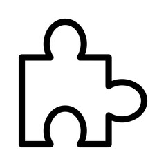 puzzle icon or logo isolated sign symbol vector illustration - high quality black style vector icons