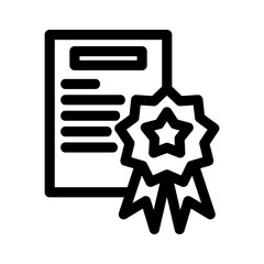 ranked document icon or logo isolated sign symbol vector illustration - high quality black style vector icons