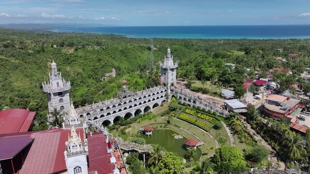 Simala Monastery Shrine On Cebu Island, Philippines, Aerial View