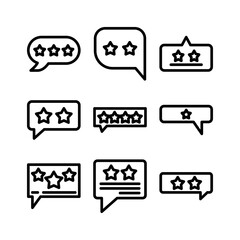 review stars icon or logo isolated sign symbol vector illustration - high quality black style vector icons