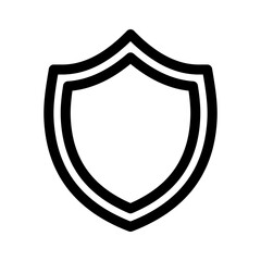 Obraz premium shield icon or logo isolated sign symbol vector illustration - high quality black style vector icons