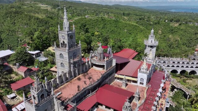 Simala Monastery Shrine On Cebu Island, Philippines, Aerial View