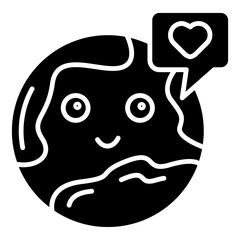 earth with love icon