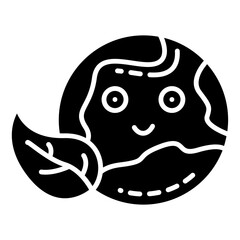 earth leaf icon