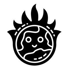 hot earth icon