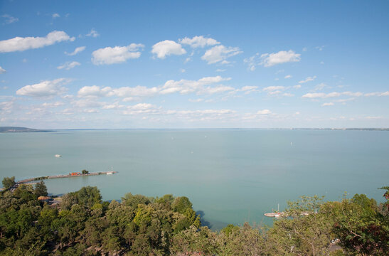 View of Lake Balaton from Tihany, Hungary