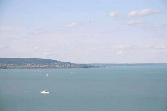 View of Lake Balaton from Tihany, Hungary