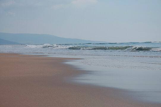 View of beach near atlantic ocean