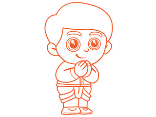 the boy wellcom to lao