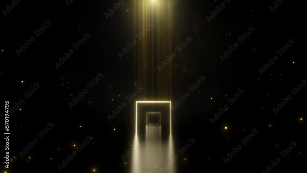 Canvas Prints door in light abstract line speed seamless loop. 3d rendering. futuristic vj motion graphics, edm cl