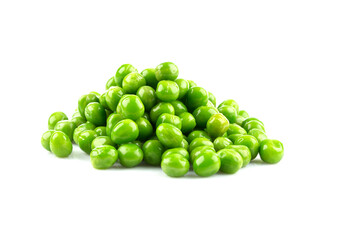 Pile of green wet pea