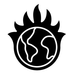 hot earth icon