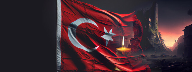 Turkey earthquake created with Generative Ai