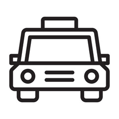 Taxi line icon