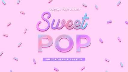 Sweet Pop Pink Text Effect