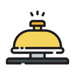 Breakfast filled color Line icon