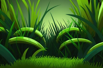 background of lush grass. Generative AI