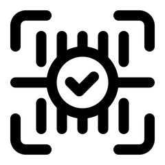 barcode line icon