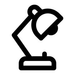 table lamp line icon
