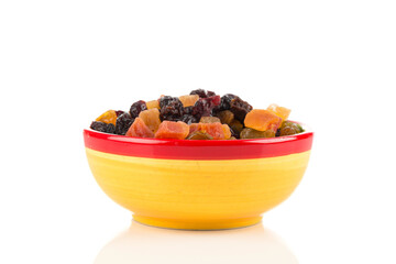 Mix variety of dried fruit