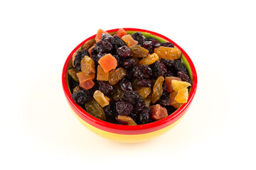 Mix variety of dried fruit