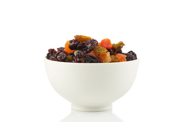 Mix variety of dried fruit