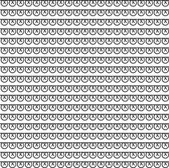 Pattern with crosses inside circles