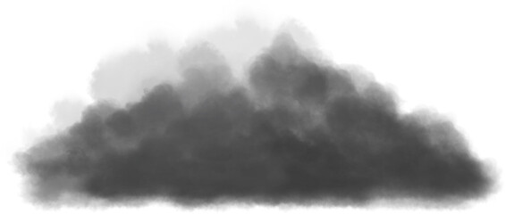 isolated cloudy fog smoke illustration