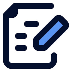 edit file filled line icon