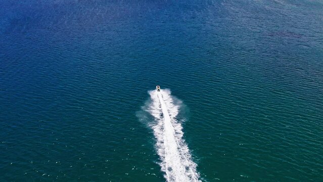 water activities in a jetsky in the sea of Guanacaste in Costa Rica