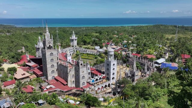 Simala Monastery Shrine On Cebu Island, Philippines, Aerial View