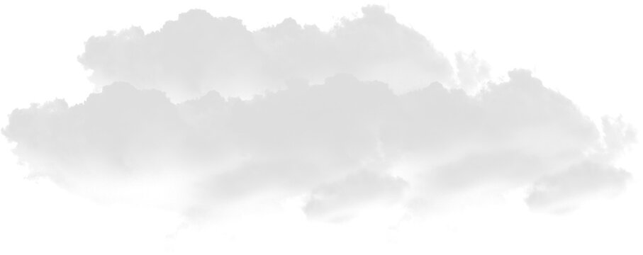 realistic White cloud fog or smog for design