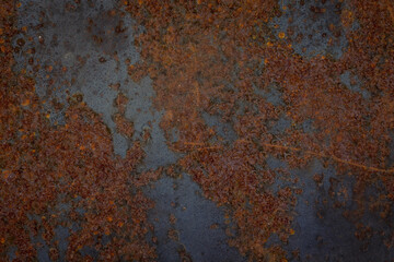 old rusty metal plate texture