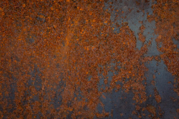 old rusty metal plate texture