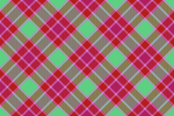Tartan texture textile. Check vector seamless. Plaid pattern background fabric.