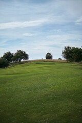 golf course in the morning