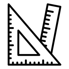 Ruler line icon