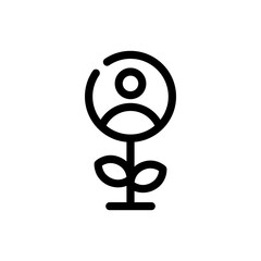 development line icon