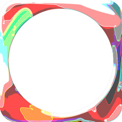 abstract colorful frame