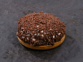 chocolate cake on the table