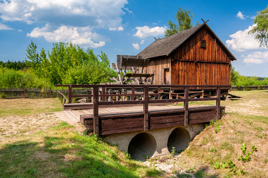Kurpiowski open-air museum in Nowogrod, Podlaskie Voivodeship, Poland