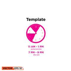 Icon vector graphic of Scedule time