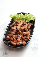 bar bite deep fried pork