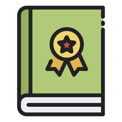 Bestseller filled line icon